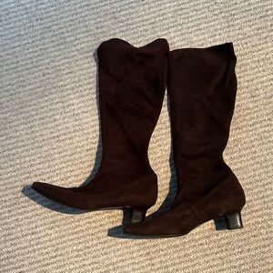 Cole Haan Dark Brown Heeled Boots